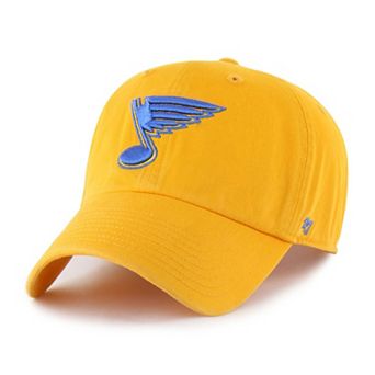 Men's '47 Gold St. Louis Blues Core Logo Clean Up Adjustable Hat