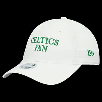 Women's New Era White Boston Celtics Team Fan 9TWENTY Adjustable Hat