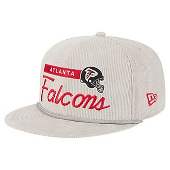 Men's New Era Gray Atlanta Falcons Cord Rope Corduroy 9FIFTY Snapback Hat