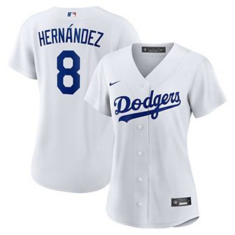 Women's Nike Enrique Hern��ndez White Los Angeles Dodgers Home Replica Jersey