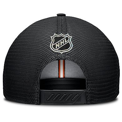 Men's Fanatics Black Philadelphia Flyers Authentic Pro Home Ice Trucker Adjustable Hat