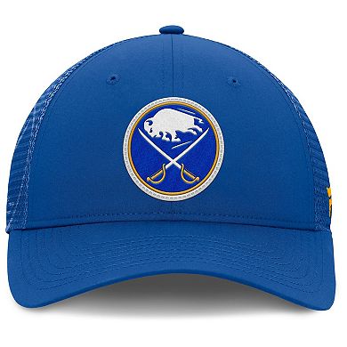 Men's Fanatics Royal Buffalo Sabres Authentic Pro Home Ice Trucker Adjustable Hat