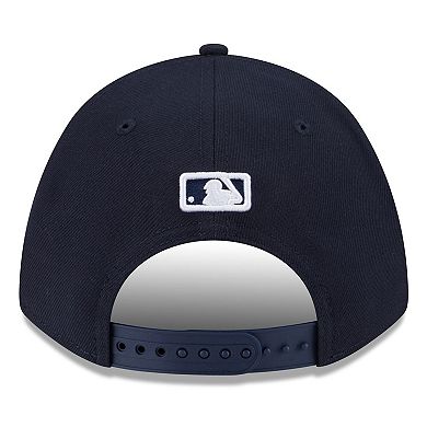 Men's New Era Navy Detroit Tigers 2025 MLB Postseason Side Patch 9FORTY Adjustable Hat