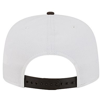 Men's New Era White Cleveland Browns Argyle 19TWENTY Adjustable Hat