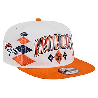Men's New Era White Denver Broncos Argyle 19TWENTY Adjustable Hat