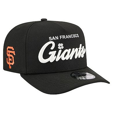 Men's New Era Black San Francisco Giants Local Play A-Frame 9FIFTY Snapback Hat