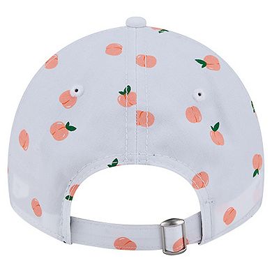 Women's New Era White Las Vegas Raiders Fruit Pattern 9TWENTY Adjustable Hat