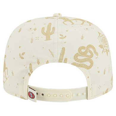 Men's New Era Cream San Francisco 49ers Desert Rose 19TWENTY Adjustable Hat