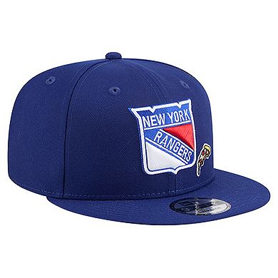 Men's New Era Navy New York Rangers 9FIFTY Snapback Hat