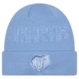 Men's New Era Light Blue Memphis Grizzlies Tonal Cuffed Knit Hat
