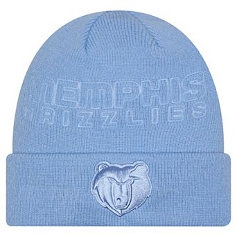 Men's New Era Light Blue Memphis Grizzlies Tonal Cuffed Knit Hat