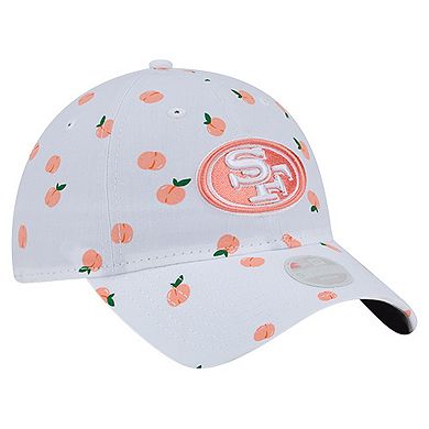 Women's New Era White San Francisco 49ers Fruit Pattern 9TWENTY Adjustable Hat