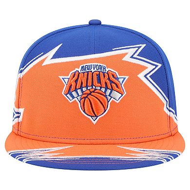 Men's New Era Blue/Orange New York Knicks Break 59FIFTY Fitted Hat