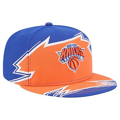 Men's New Era Blue/Orange New York Knicks Break 59FIFTY Fitted Hat