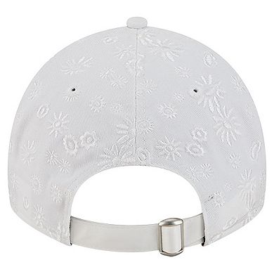 Women's New Era White San Francisco Giants Floral Mesh 9TWENTY Adjustable Hat