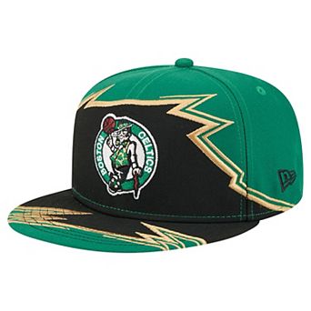 Men's New Era Kelly Green/Black Boston Celtics Break 59FIFTY Fitted Hat