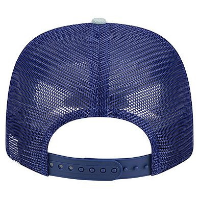 Men's New Era Denim/Royal Los Angeles Dodgers Aztec Denim 9SEVENTY Adjustable Hat