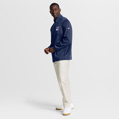 Men's Fanatics Navy New York Rangers Authentic Pro Rink Full-Zip Jacket