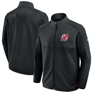 Men's Fanatics Black New Jersey Devils Authentic Pro Rink Full-Zip Jacket