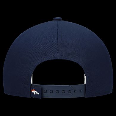 Women's New Era Navy Denver Broncos Metallic 9FORTY M-Crown A-Frame Adjustable Hat