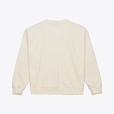 Women's Mitchell & Ness Cream Miami Dolphins Tonal Arch Sweatshirt