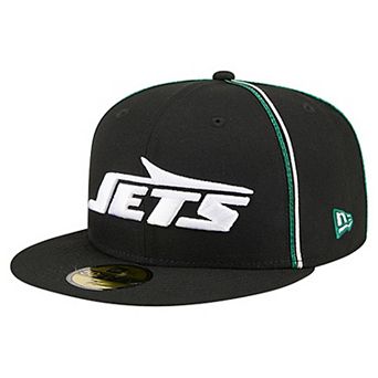 Men's New Era Black New York Jets Soutache 59FIFTY Fitted Hat