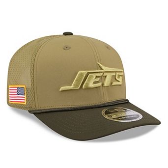 Men's New Era Green New York Jets 2025 Salute to Service 9SEVENTY Adjustable Hat