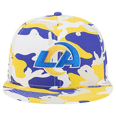 Men's New Era Gold/Royal Los Angeles Rams 59FIFTY Fitted Hat