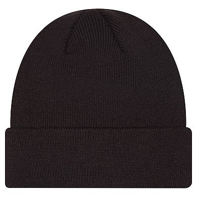 Men's New Era Black San Antonio Spurs Tonal Cuffed Knit Hat