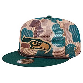 Men's New Era Camo Seattle Seahawks Duck Camo 9FIFTY Snapback Hat