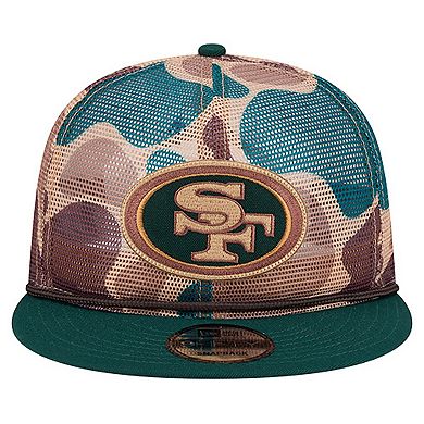 Men's New Era Camo San Francisco 49ers Duck Camo 9FIFTY Snapback Hat