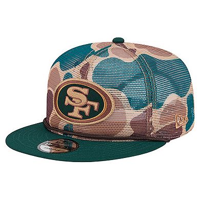 Men's New Era Camo San Francisco 49ers Duck Camo 9FIFTY Snapback Hat