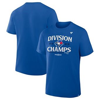 Men's Fanatics Royal Toronto Blue Jays 2025 AL East Division Champions Locker Room T-Shirt