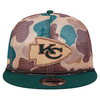 Men's New Era Camo Kansas City Chiefs Duck Camo 9FIFTY Snapback Hat