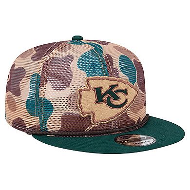 Men's New Era Camo Kansas City Chiefs Duck Camo 9FIFTY Snapback Hat