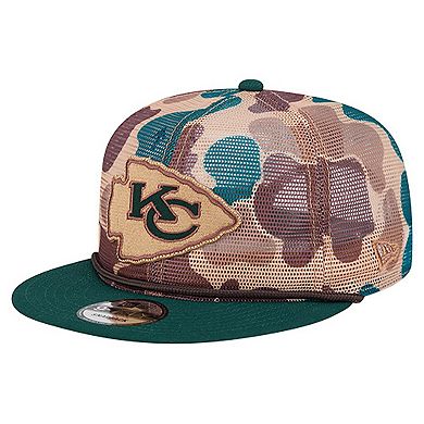 Men's New Era Camo Kansas City Chiefs Duck Camo 9FIFTY Snapback Hat