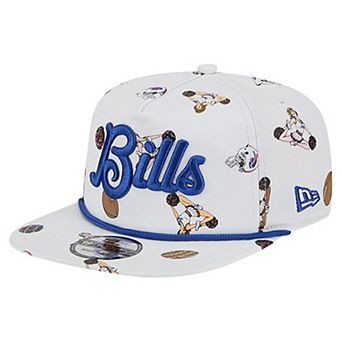 Men's New Era White Buffalo Bills Team Cheer 19TWENTY Adjustable Hat
