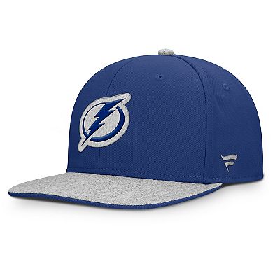 Men's Fanatics Blue Tampa Bay Lightning Fundamentals Loden Snapback Hat