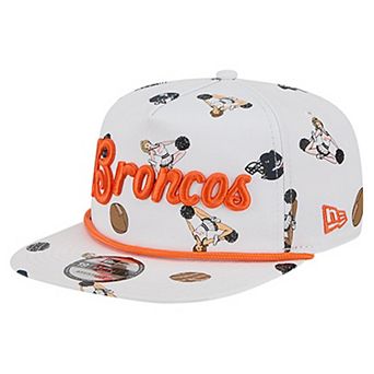Men's New Era White Denver Broncos Team Cheer 19TWENTY Adjustable Hat