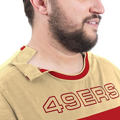 Men's G-III Sports by Carl Banks Scarlet/Gold San Francisco 49ers Adaptive Outlast Long Sleeve T-Shirt