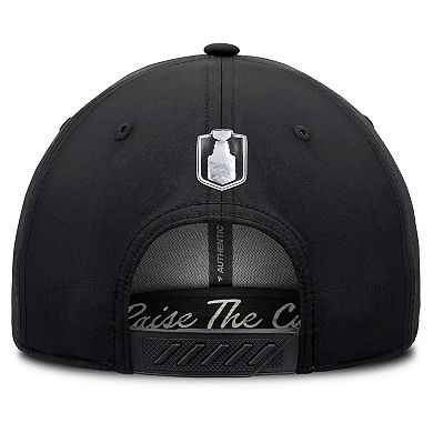 Men's Fanatics Light Beige/Black Florida Panthers Authentic Pro 2025 Stanley Cup Champions Banner Raising Ceremony Adjustable Hat