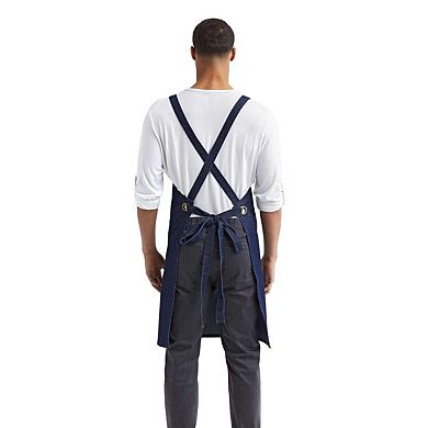 Artisan Collection by Reprime Cross Back Barista Apron with Pocket