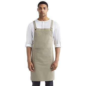 Artisan Collection by Reprime Cross Back Barista Apron with Pocket