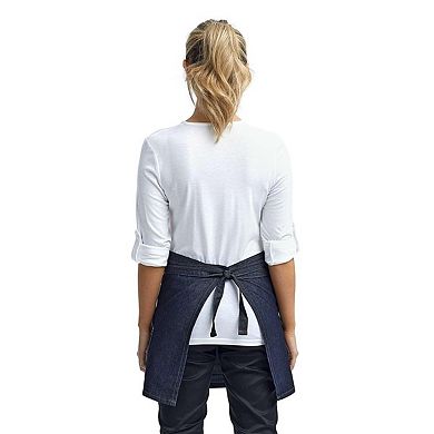Artisan Collection by Reprime Four-Pocket Jeans Stitch Denim Waist Apron