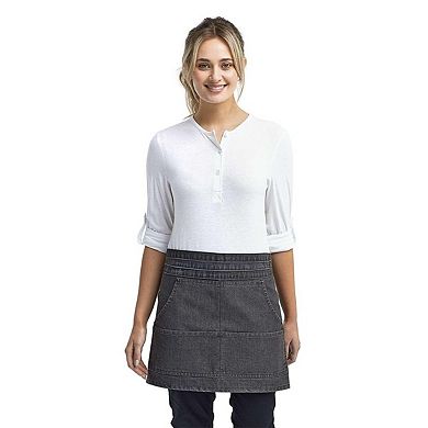 Artisan Collection by Reprime Four-Pocket Jeans Stitch Denim Waist Apron