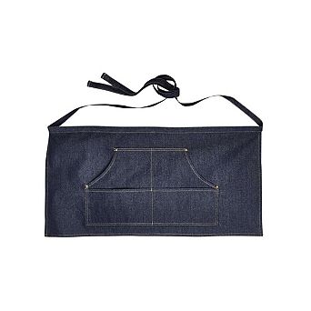 Artisan Collection by Reprime Four-Pocket Jeans Stitch Denim Waist Apron