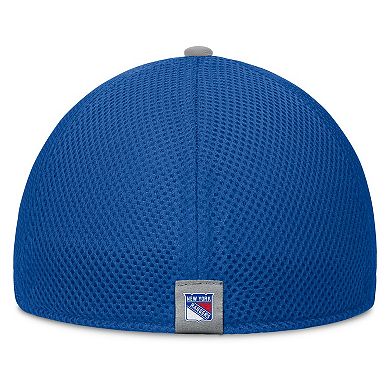 Men's Fanatics Blue New York Rangers Fundamentals Span Flex Hat