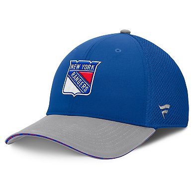 Men's Fanatics Blue New York Rangers Fundamentals Span Flex Hat