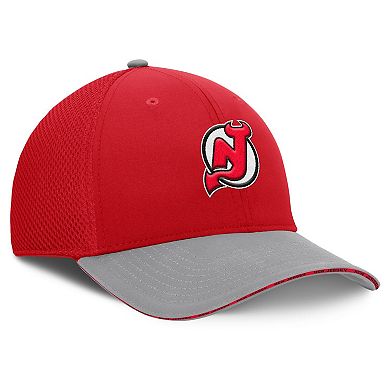 Men's Fanatics Red New Jersey Devils Fundamentals Span Flex Hat
