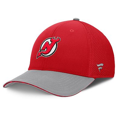 Men's Fanatics Red New Jersey Devils Fundamentals Span Flex Hat